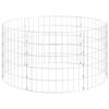 vidaXL Poste circular de gaviones acero galvanizado &Oslash;100x50 cm