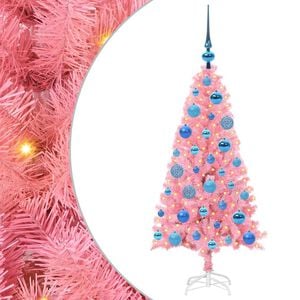 vidaXL &Aacute;rbol de Navidad Rosa 120 cm PVC