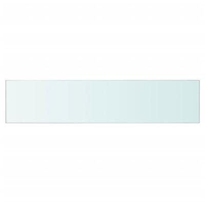 vidaXL Panel de estante vidrio claro 60x12 cm