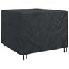 vidaXL Funda para muebles Negro 135 x 135 x 90 cm Tela Oxford 420D