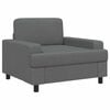 vidaXL Sill&oacute;n Gris oscuro Tela