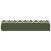 vidaXL Bordes para c&eacute;sped 30 uds. 103 x 0,05 x 22 cm Acero Verde oliva
