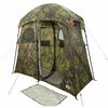 vidaXL Tienda de ducha para 2 personas impermeable camuflaje