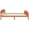 vidaXL Estructura de cama 2 cajones madera pino marr&oacute;n miel 160x200 cm