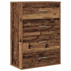 vidaXL Aparador Madera vieja 60 x 31 x 84 cm Madera de ingenier&iacute;a