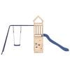 vidaXL Parque infantil de exterior madera maciza de pino