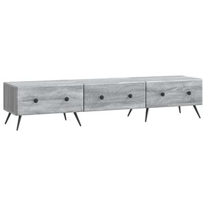 vidaXL Mueble de TV con caj&oacute;n Gris Sonoma 147 x 34,5 x 30 cm