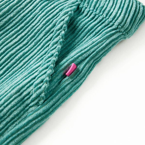 Pantalón infantil de pana verde menta 128