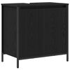 vidaXL Mueble de ba&ntilde;o con lavabo negro 60x34,5x60 cm
