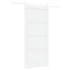 vidaXL Puerta Corredera ORKDAL 93 x 202 cm Madera de ingenier&iacute;a Blanco