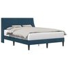 vidaXL Estructura de cama con cabecera Azul 120 x 190 cm Terciopelo