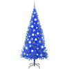 vidaXL &Aacute;rbol de Navidad con 300 LED con soporte Azul 180 cm PVC