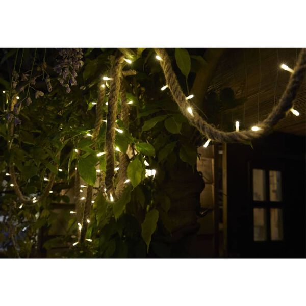 Luxform Cadena de luces LED Manila 5 m marr&oacute;n