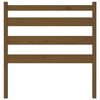 vidaXL Cabecero de cama madera maciza de pino marrón miel 81x4x100 cm
