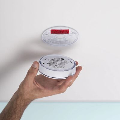 Smartwares Detectores de humo 3 uds blanco 10,6x10,6x3,6 cm
