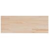 vidaXL Tablero de mesa rectangular madera maciza pino 110x40x2,5 cm