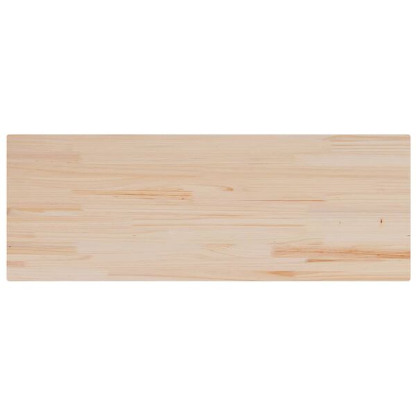 vidaXL Tablero de mesa rectangular madera maciza pino 110x40x2,5 cm