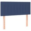 vidaXL Cabecero con LED de tela azul 80x5x78/88 cm