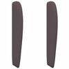 vidaXL Oreja de cabecero Marr&oacute;n tela