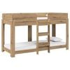 vidaXL Cama Litera para Ni&ntilde;os Roble artisan 75 x 190 cm