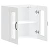 vidaXL Armario pared cocina puerta de cristal Kalmar blanca