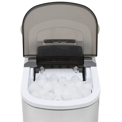 vidaXL Máquina para hacer cubitos de hielo 2,4 L 15 kg / 24 h plateado