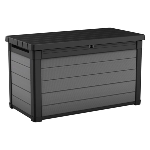 Keter Caja de almacenamiento para jard&iacute;n Premier gris 380 L