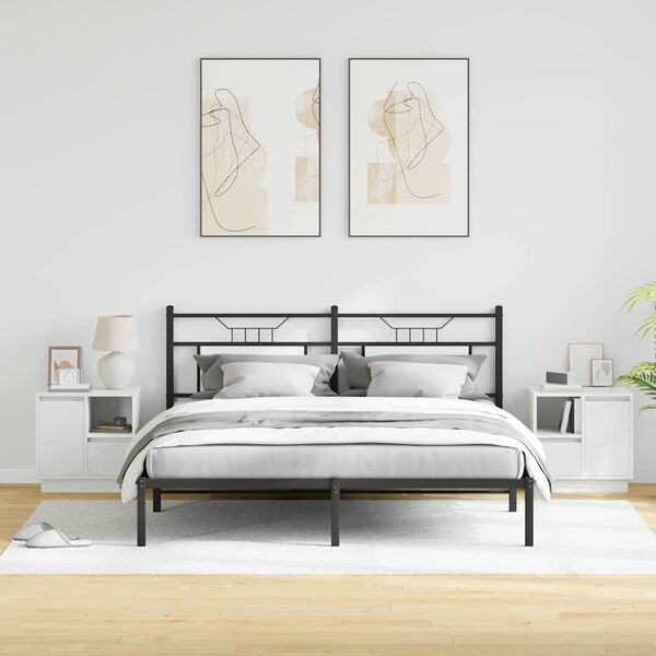 vidaXL Armario de Noche 2 pcs 50 x 34,5 x 50 cm. Madera de ingenier&iacute;a