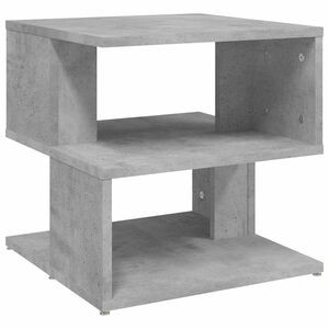 vidaXL Mesa auxiliar de madera ingenier&iacute;a gris hormig&oacute;n 40x40x40 cm