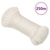 vidaXL Cuerda de trabajo polipropileno blanco 3 mm 250 m