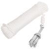 vidaXL Ancla plegable cuerda hierro fundido galvanizado plata 0,7 kg