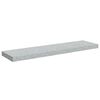 vidaXL Estantes flotantes pared 2 uds gris hormig&oacute;n MDF 90x23,5x3,8 cm