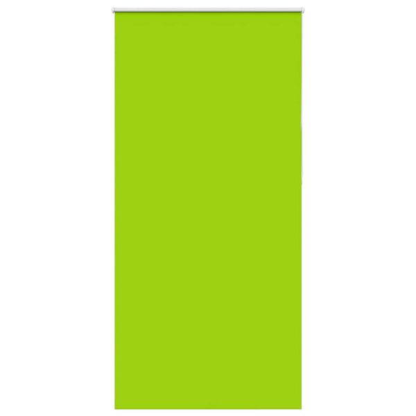 vidaXL Estor Enrollable Opaco hojas verde 90x210 cm Tela Ancho 85,7 cm