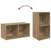 vidaXL Conjunto de mueble de TV 2 pcs Roble artesanal