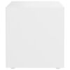 vidaXL Muebles para TV 4 uds madera contrachapada blanco 37x35x37 cm