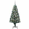 vidaXL Árbol de Navidad artificial Verde 180 cm PVC y Acero y Plástico