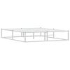 vidaXL Estructura cama sin colch&oacute;n metal blanco 160x200cm