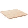 vidaXL Tablero de mesa cuadrado de madera maciza de pino 70x70x2,5 cm