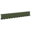 vidaXL Borde de C&eacute;sped 10 uds. 102 x 15 x 4 cm Acero Verde oliva