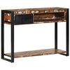 vidaXL Mesa consola multicolor madera maciza reciclada 100x35x75 cm