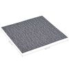 vidaXL Tableros de Suelo 55 pcs Gris 5,11 m&sup2; PVC