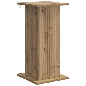 vidaXL Soporte de plantas Roble artisan 30,5 x 30 x 60,5 cm