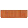 vidaXL Mueble de TV Marr&oacute;n Cera 140 x 40 x 40 cm Pino macizo