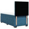 vidaXL Cama box spring con colch&oacute;n terciopelo azul oscuro 80x200 cm