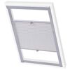 vidaXL Persiana plisada blanca S06/606