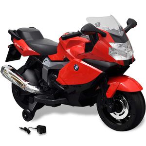 Moto el&eacute;ctrica de juguete color rojo, modelo BMW 283 6 V