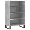 vidaXL Aparador alto madera de ingenier&iacute;a gris hormig&oacute;n 57x35x90 cm