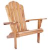 vidaXL Sill&oacute;n Adirondack de Jard&iacute;n Natural Madera de teca maciza