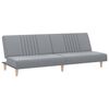 vidaXL Sof&aacute; cama tela gris claro