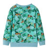 Sudadera infantil verde claro m&eacute;lange 92